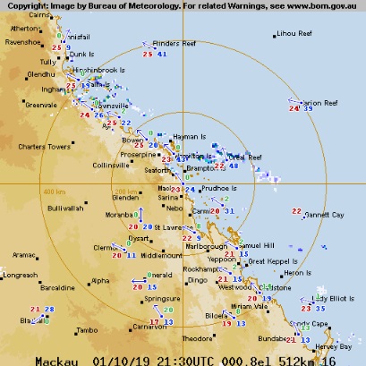 2nd oct19 onshore showers Townsville.jpg